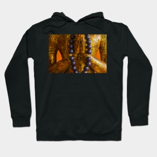 Meditation with buddhist rosary Hoodie